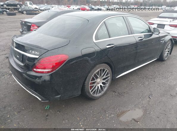 55SWF8HBXGU110397 2016 MERCEDES-BENZ AMG C 63 Black Հետևի աջ