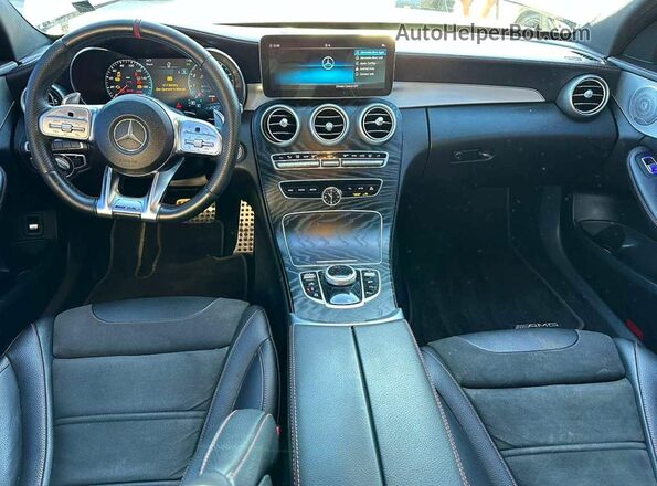 WDDWF6EB9LR563656 2020 MERCEDES-BENZ C White Vista del cuadro de instrumentos