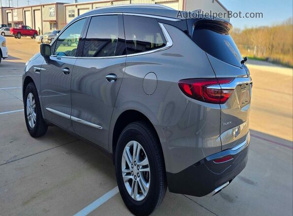 5GAERBKW0JJ174799 2018 BUICK ENCLAVE Серебряный Передняя правая четверть
