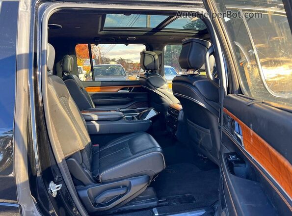 1C4SJVGJ1NS114621 2022 JEEP GRAND Black Widok wnętrza z przodu