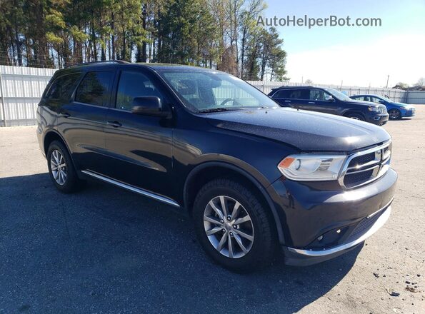 1C4RDJAG8GC354063 2016 DODGE DURANGO Black Widok z przodu
