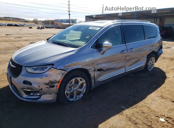 2C4RC3GG7MR529864 2021 CHRYSLER PACIFICA Silver Հետևի ձախ