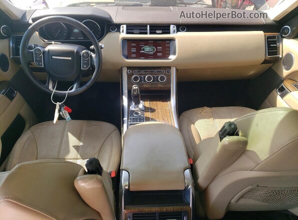 SALWR2FV5HA143605 2017 LAND ROVER RANGE Gray Սարքավորումների վահանակի տեսք