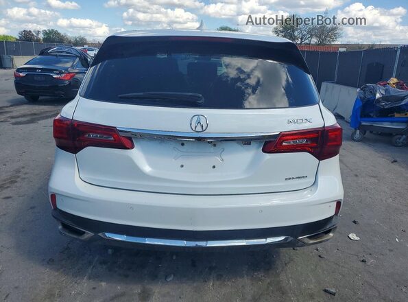 5J8YD4H55LL002362 2020 ACURA MDX Белый Вид салона спереди