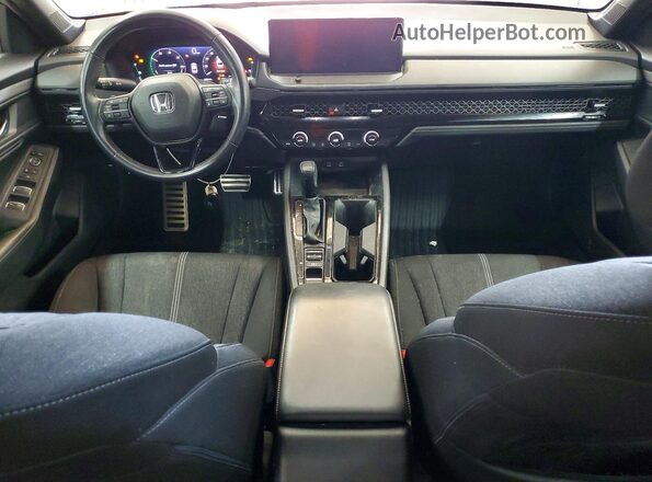 1HGCY2F54RA002010 2024 HONDA ACCORD Gray Widok zestawu wskaźników