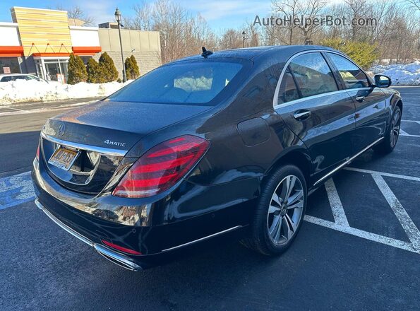 WDDUG6EB4KA439487 2019 MERCEDES-BENZ S-CLASS Черный Передняя правая четверть
