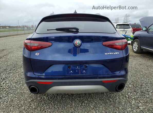 ZASFAKNN9J7B85530 2018 ALFA ROMEO STELVIO Blue Вид салону спереду