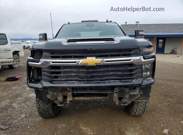 2GC1YNE72R1100618 2024 CHEVROLET SILVERADO Black Widok z przodu