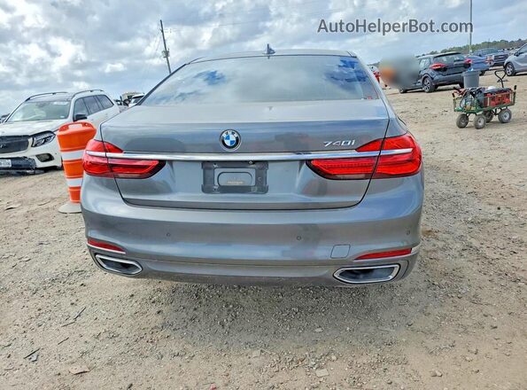 WBA7E2C5XHG740075 2017 BMW 7 SERIES Gray Front interior view