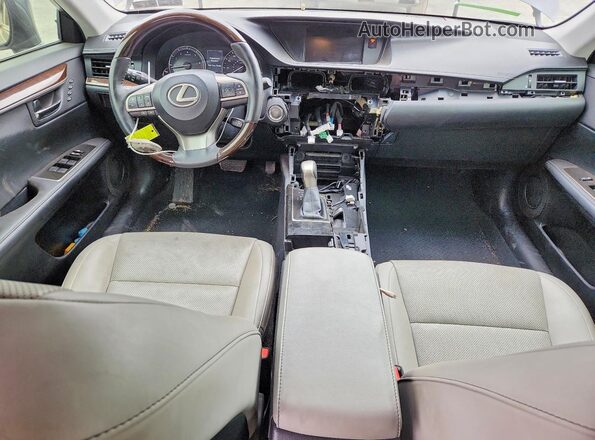 58ABK1GG0GU015147 2016 LEXUS ES Gray წინა პანელის ხედი