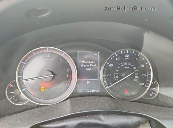 58ABK1GG0GU015147 2016 LEXUS ES Gray ხელსაწყოთა პანელის ხედი