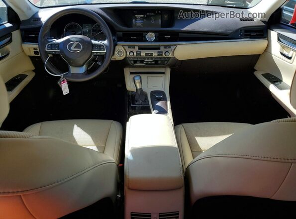 58ABK1GG0HU063670 2017 LEXUS ES Бордовый Вид панели приборов