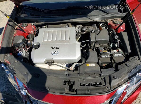 58ABK1GG0HU063670 2017 LEXUS ES Бордовый Вид задней части салона