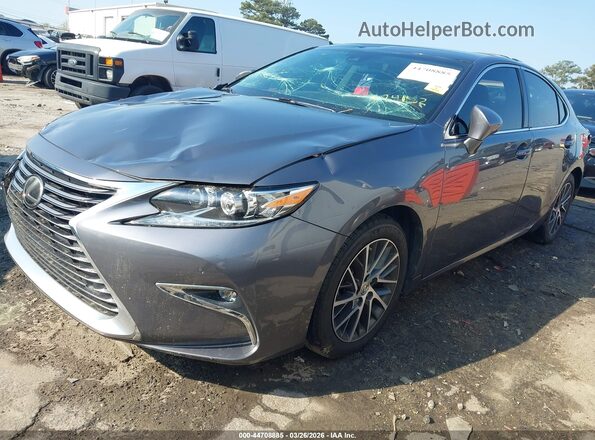 58ABK1GG0HU074152 2017 LEXUS ES 350 Gray Vista tres cuartos delantera izquierda
