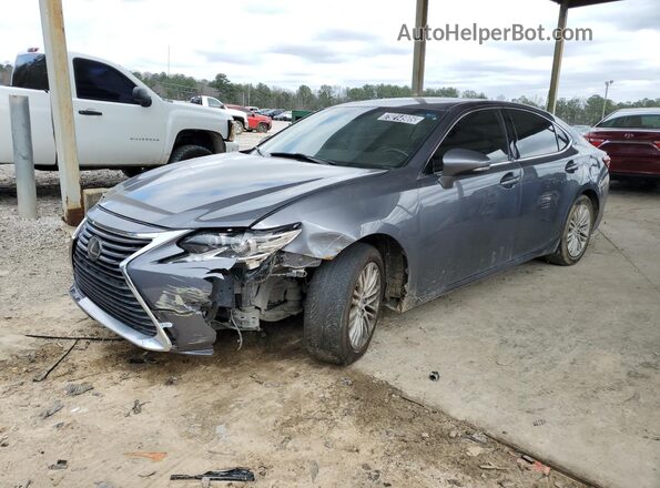 58ABK1GG9JU095703 2018 LEXUS ES Gray 