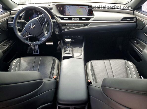 58ABZ1B10KU014958 2019 LEXUS ES Black Vista del salpicadero
