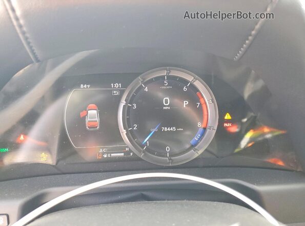 58ABZ1B10KU014958 2019 LEXUS ES Black Vista del cuadro de instrumentos
