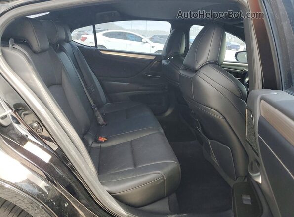 58ABZ1B10KU014958 2019 LEXUS ES Black Vista de los asientos traseros