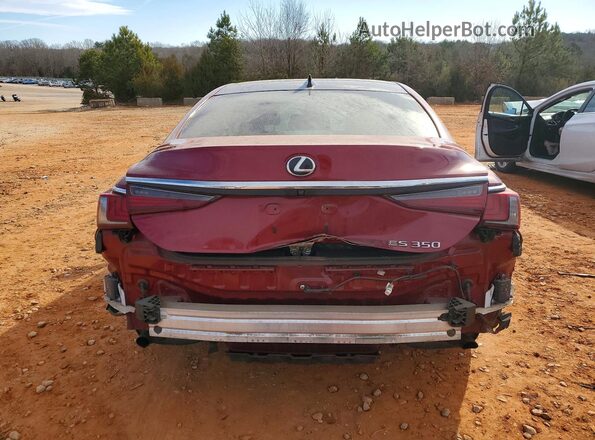 58ABZ1B11KU024446 2019 LEXUS ES Red Rear view
