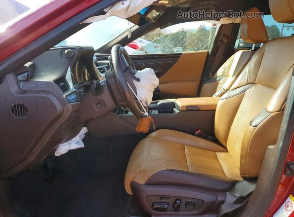 58ABZ1B11KU024446 2019 LEXUS ES Red Front interior view