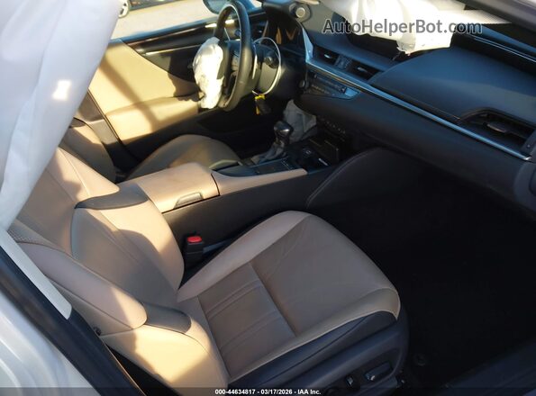 58ABZ1B12KU010488 2019 LEXUS ES 350 White Вид салону спереду