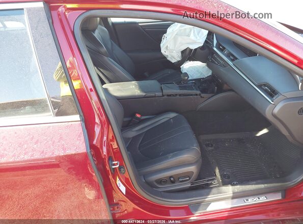 58ABZ1B13KU009463 2019 LEXUS ES 350 Red Widok wnętrza z przodu
