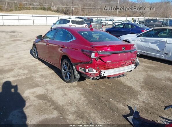 58ABZ1B13KU009463 2019 LEXUS ES 350 Red Tył lewy