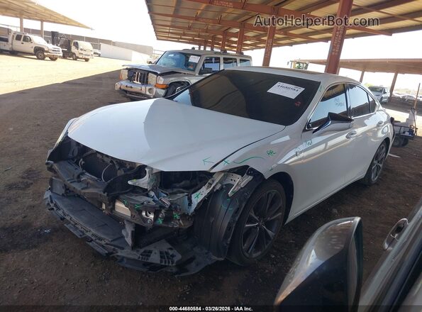 58ABZ1B15KU022375 2019 LEXUS ES 350 White Vista tres cuartos delantera izquierda