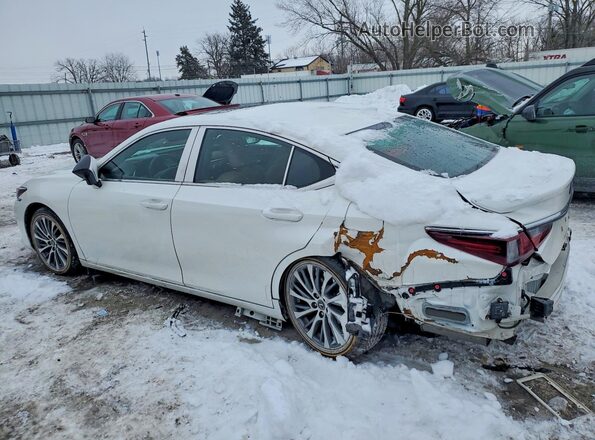 58ABZ1B16KU006041 2019 LEXUS ES White Trasero izquierdo