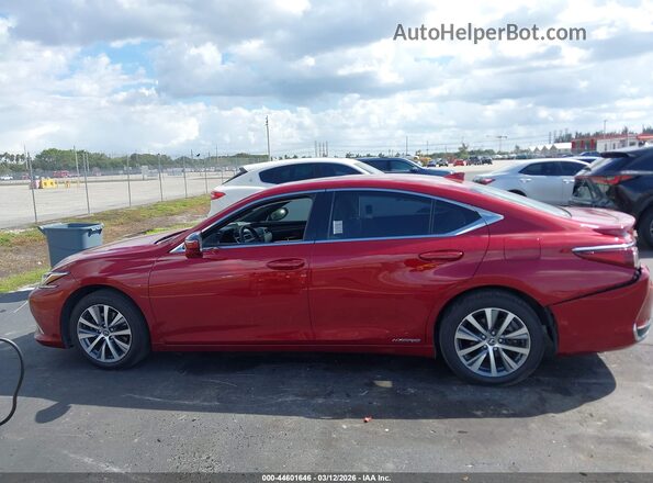 58AD21B19LU008364 2020 LEXUS ES 300H Red სალონის 360-გრადუსიანი ხედი