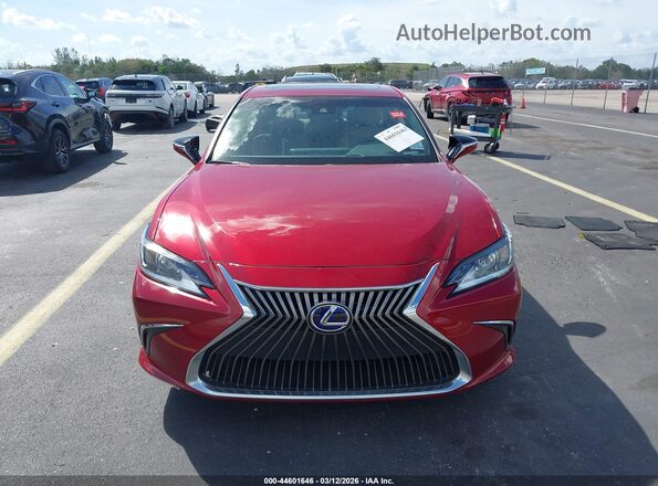 58AD21B19LU008364 2020 LEXUS ES 300H Red ხელსაწყოთა პანელის ხედი