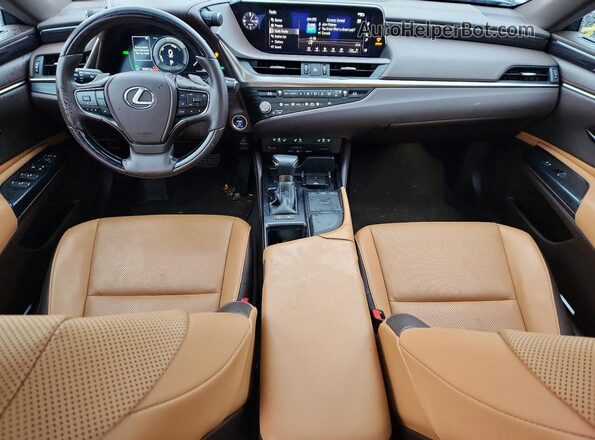 58ADA1C10MU008823 2021 LEXUS ES Blue Widok deski rozdzielczej