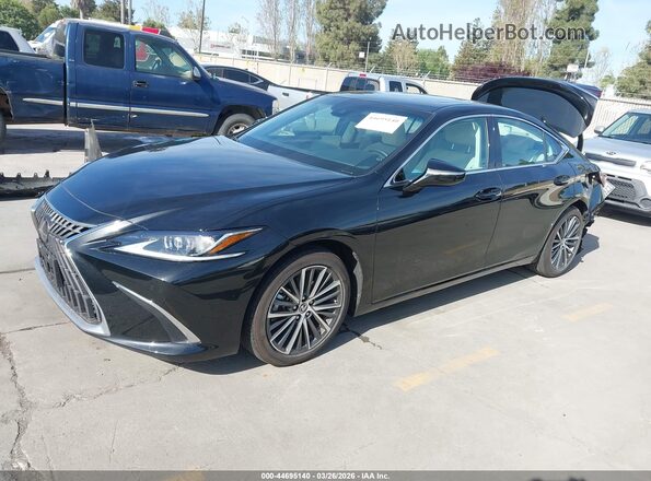 58ADA1C10PU034648 2023 LEXUS ES 300H Black წინა მარცხენა ხედი სამი მეოთხედიდან