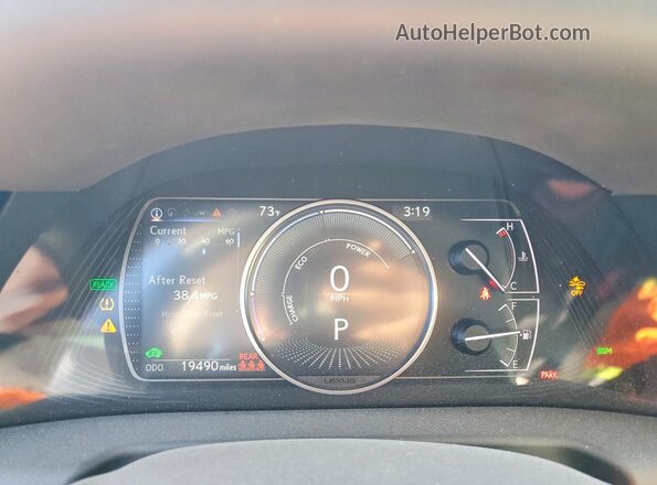 58ADA1C15RU053196 2024 LEXUS ES White Instrument cluster view