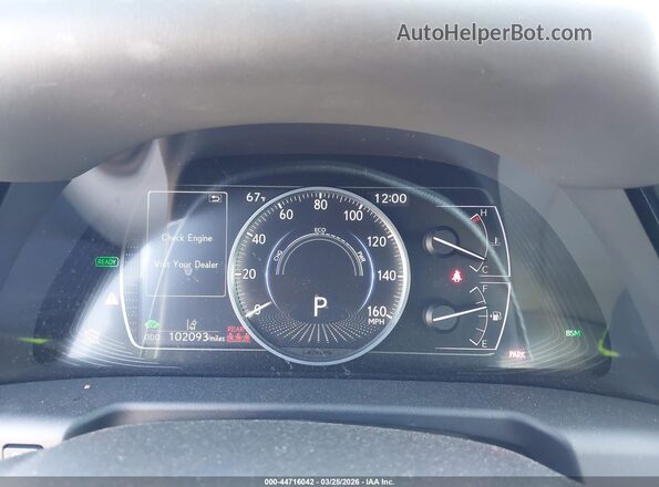 58ADA1C1XPU033443 2023 LEXUS ES 300H Черный Вид задних сидений