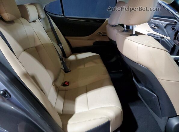 58ADZ1B11LU077383 2020 LEXUS ES Gray Vista de los asientos traseros