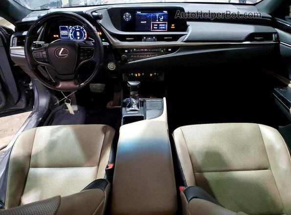 58ADZ1B11LU077383 2020 LEXUS ES Gray Vista del salpicadero