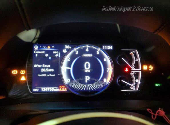 58ADZ1B11LU077383 2020 LEXUS ES Gray Vista del cuadro de instrumentos