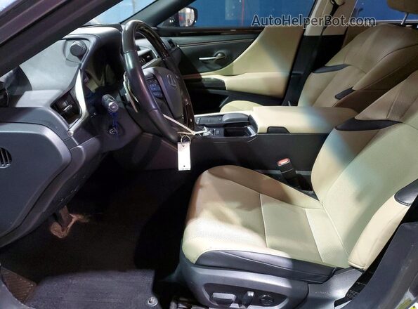 58ADZ1B11LU077383 2020 LEXUS ES Gray Vista interior delantera