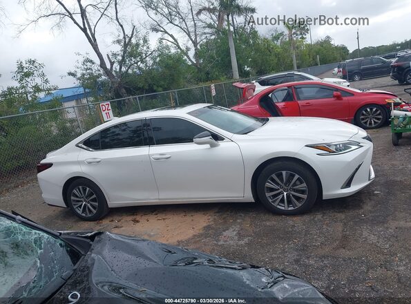 58ADZ1B14LU055653 2020 LEXUS ES 350 White Vista interior trasera