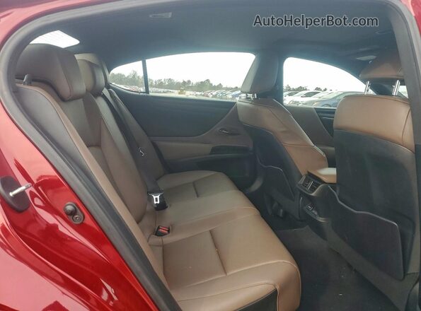 58ADZ1B18PU147872 2023 LEXUS ES Red Vista de los asientos traseros