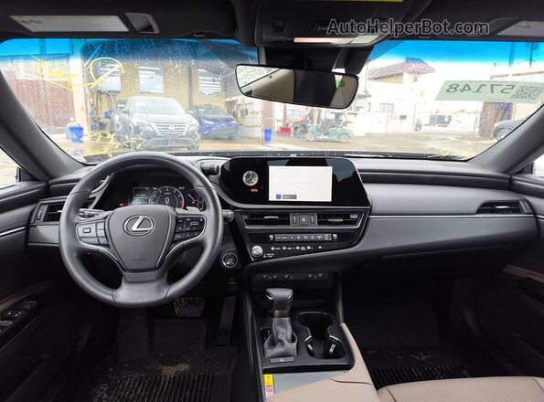 58ADZ1B18RU170765 2024 LEXUS ES Black Widok zestawu wskaźników