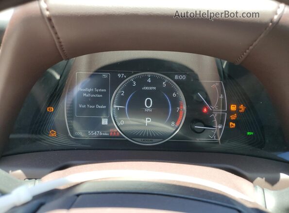 58ADZ1B19MU085491 2021 LEXUS ES Gray Սարքավորումների վահանակի տեսք