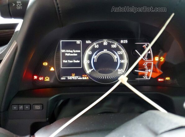 58AEA1C18MU009318 2021 LEXUS ES Gray Widok zestawu wskaźników