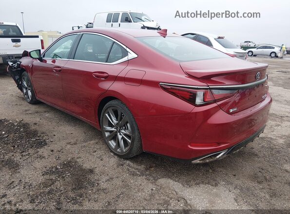 58AGZ1B10LU069689 2020 LEXUS ES 350 Red Հետևի ձախ