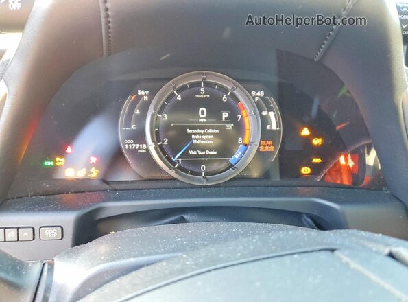 58AGZ1B14LU060025 2020 LEXUS ES White Widok zestawu wskaźników