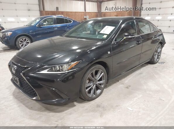 58AGZ1B19LU056214 2020 LEXUS ES 350 Black Առջևի ձախ երեք քառորդ տեսարան