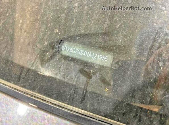W1K6G7GBXNA121955 2022 MERCEDES-BENZ S-CLASS Черный 