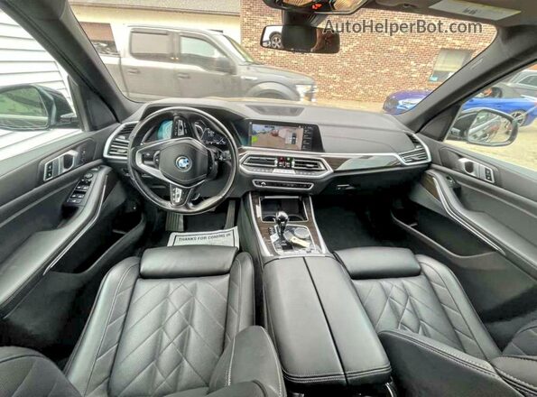 5UXTA6C03P9N92460 2023 BMW X5 Black Вид задніх сидінь