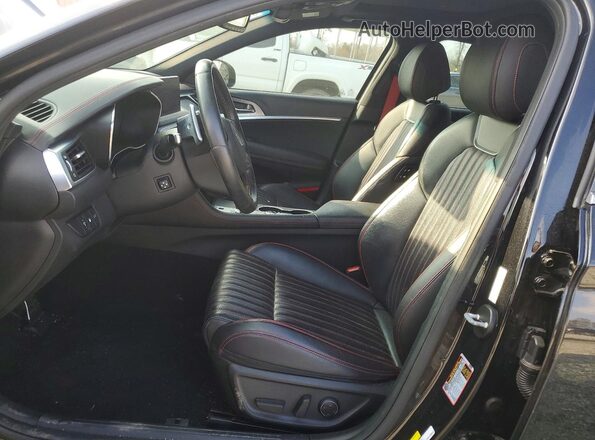 KMTG34TA6PU106782 2023 GENESIS G70 Black Առջևի վահանակի տեսք